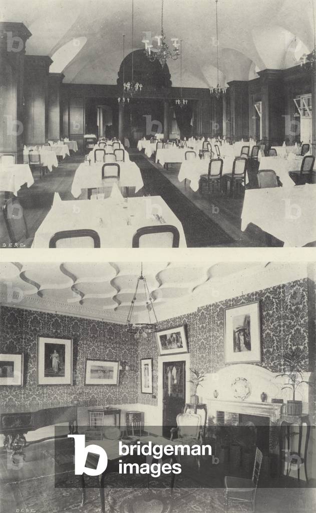 Mount Nelson Hotel, The Dining Room (b/w photo)