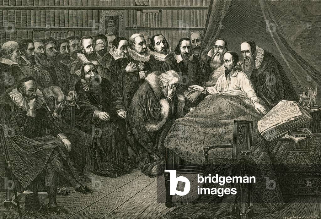The Death-Bed of Calvin (engraving)