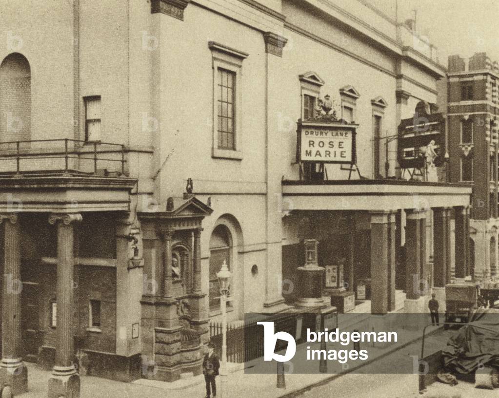 Theatre Royal, Drury Lane (b/w photo)