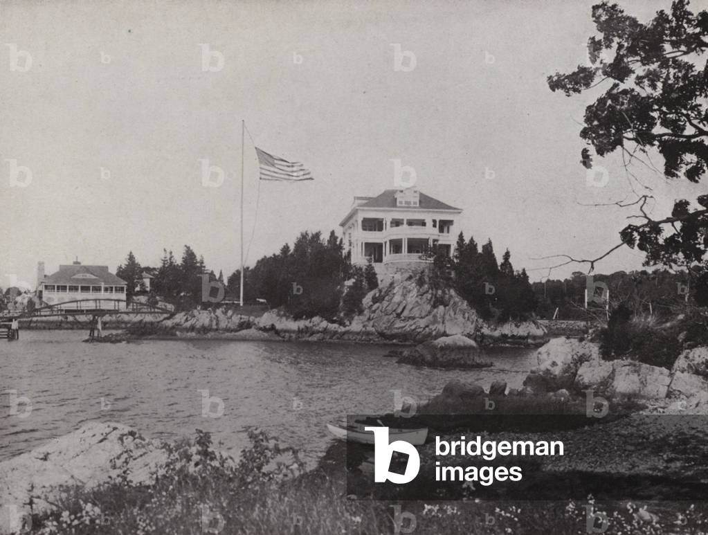 Providence, Rhode Island: The Squantum Club (b/w photo)