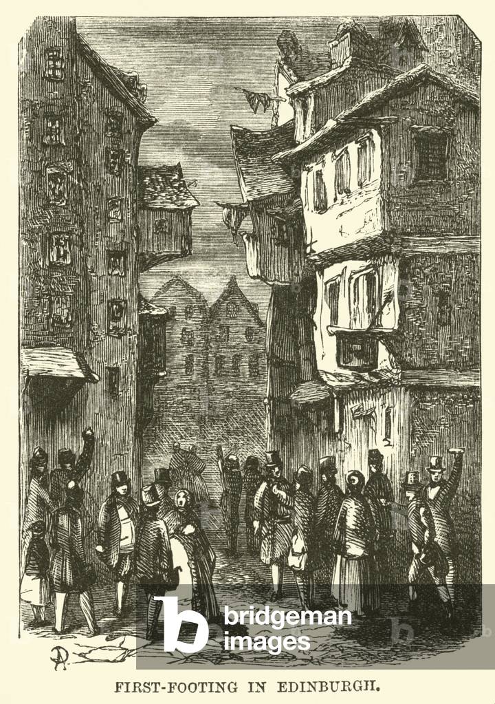 First-Footing in Edinburgh (engraving)