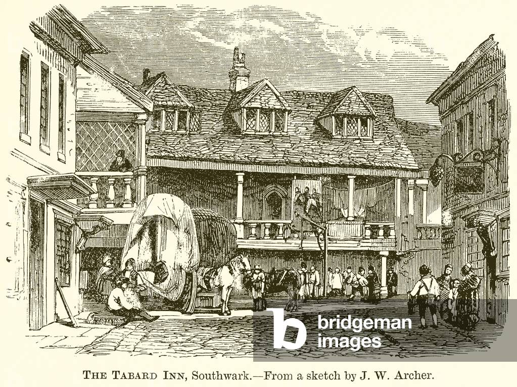 The Tabard Inn, Sourthwark (engraving)