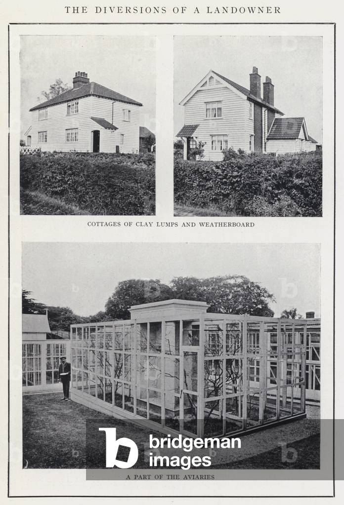 The diversions of a landowner (b/w photo)