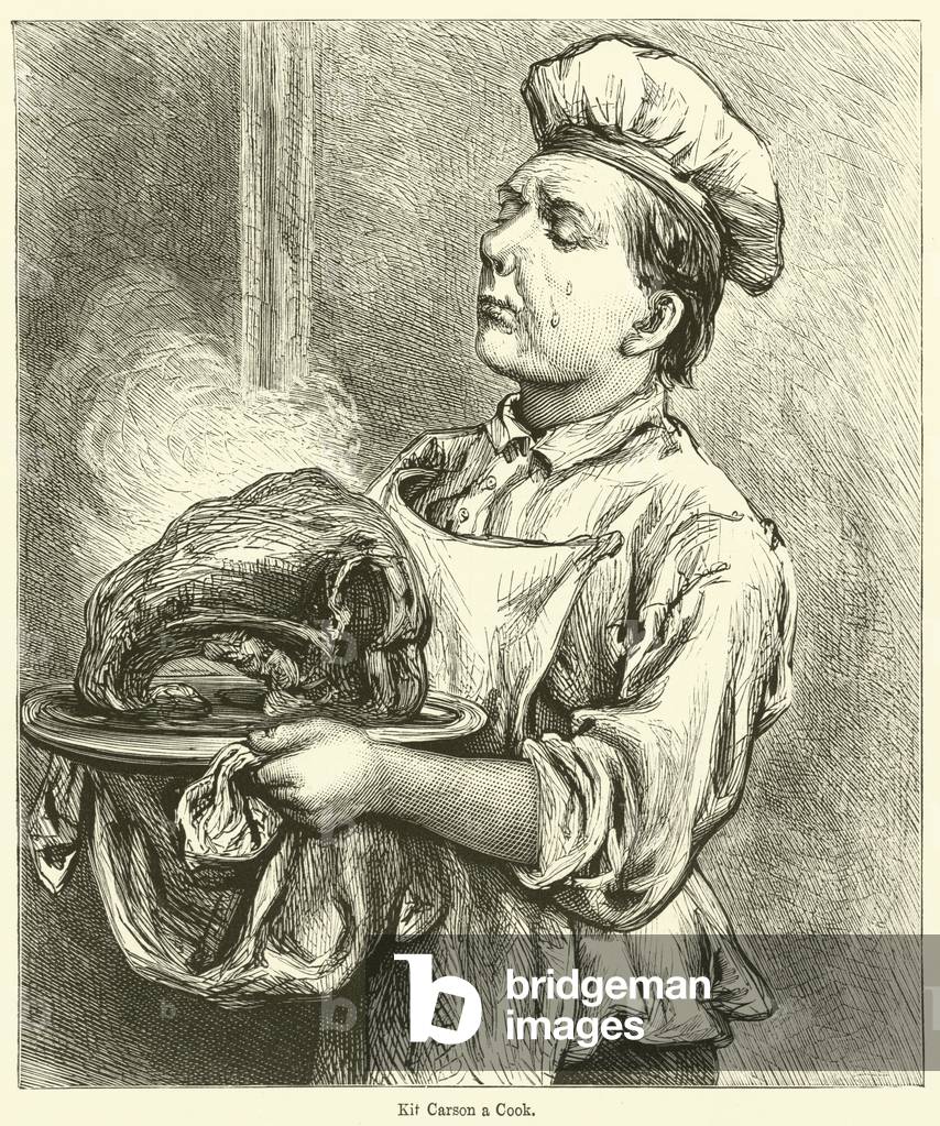 Kit Carson a Cook (engraving)