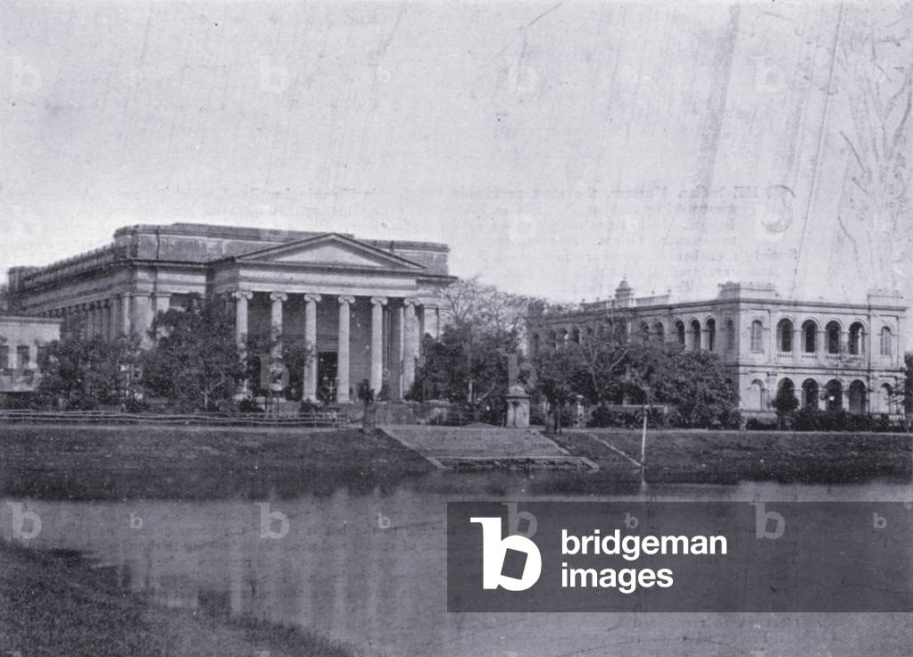 Calcutta: The University (b/w photo)