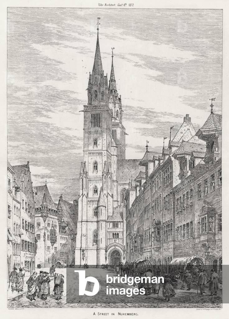 A Street in Nuremberg (engraving)
