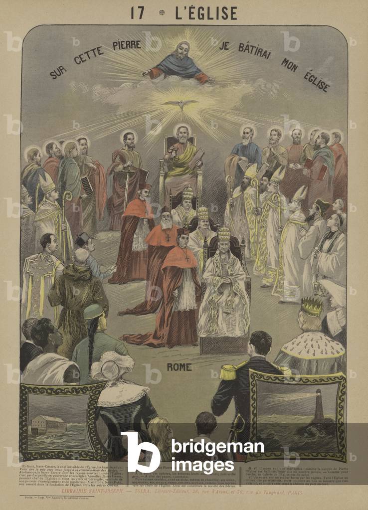 The Church (colour litho)