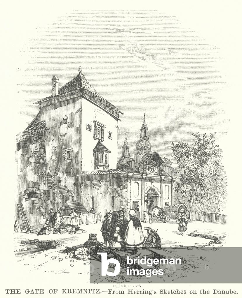 The Gate of Kremnitz (engraving)