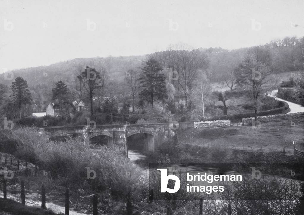 River Avon, Limpley Stoke (b/w photo)