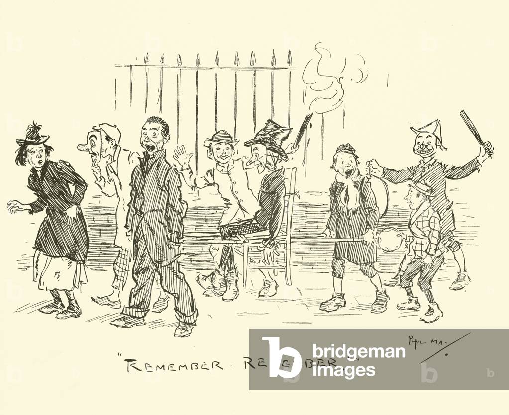 Illustration for Phil May's Gutter-Snipes (lithograph)