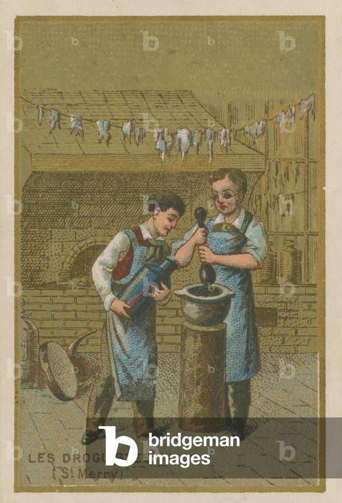 Druggists (St Merny) (chromolitho)