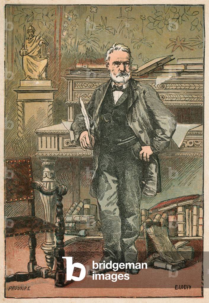 Victor Hugo (colour litho)