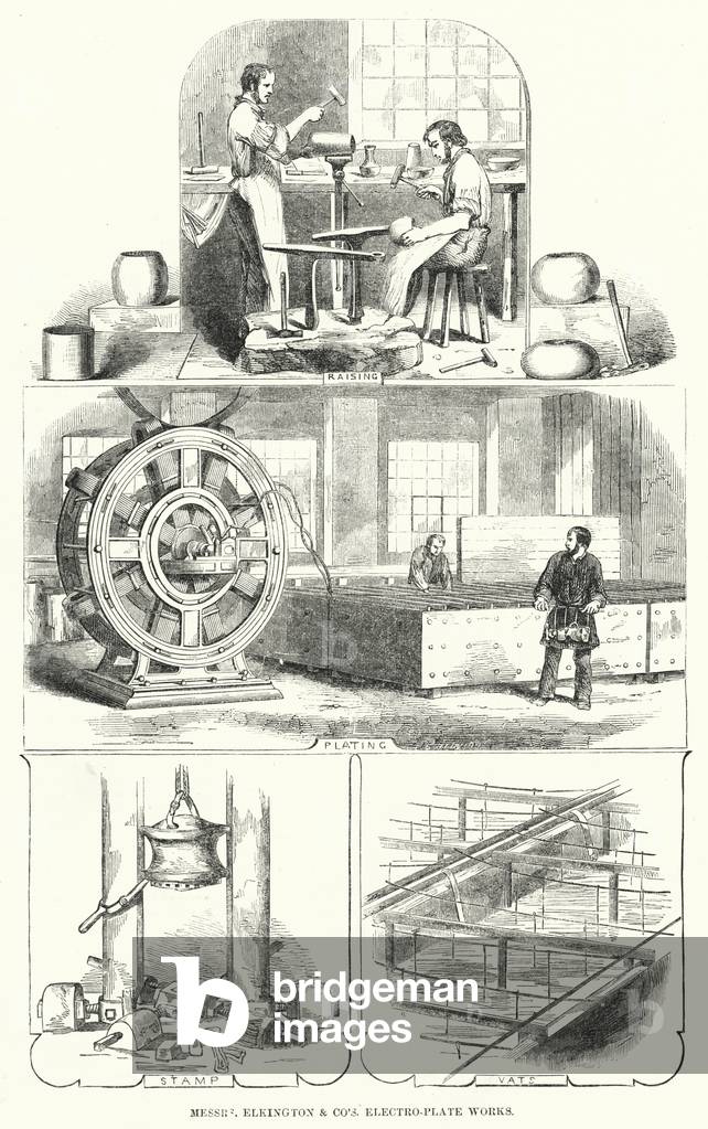 Messrs Elkington and Co's Electro-Plate Works (engraving)
