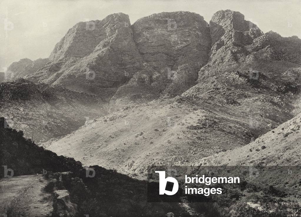 Mitchell's Pass, Ceres (b/w photo)