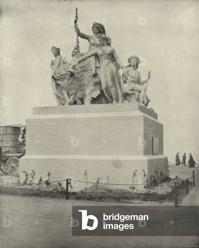 The Albert Memorial (b/w photo)