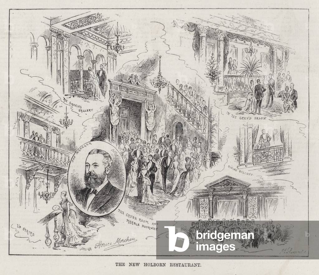 The New Holborn Restaurant (engraving)