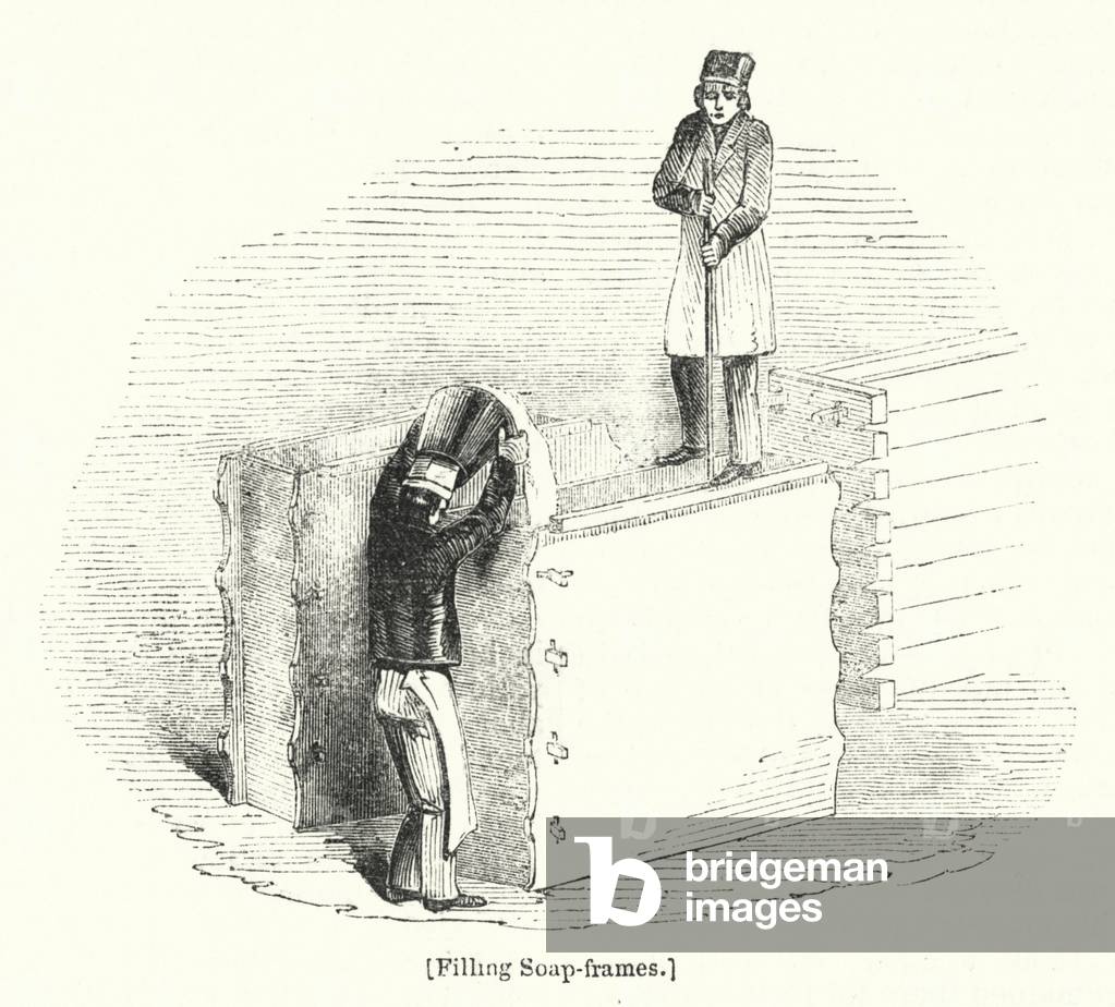 Filling Soap-frames (engraving)