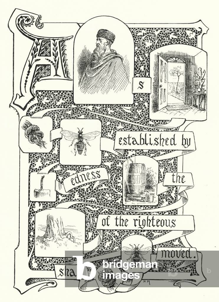 Picture proverb wanting words (engraving)