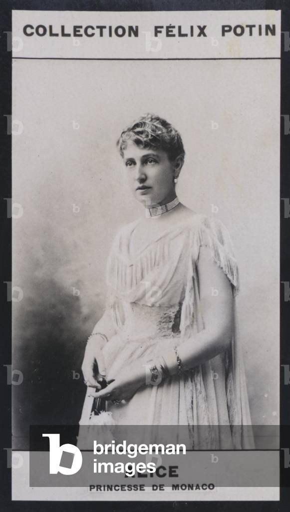 Alice, Princesse De Monaco (1858) (b/w photo)