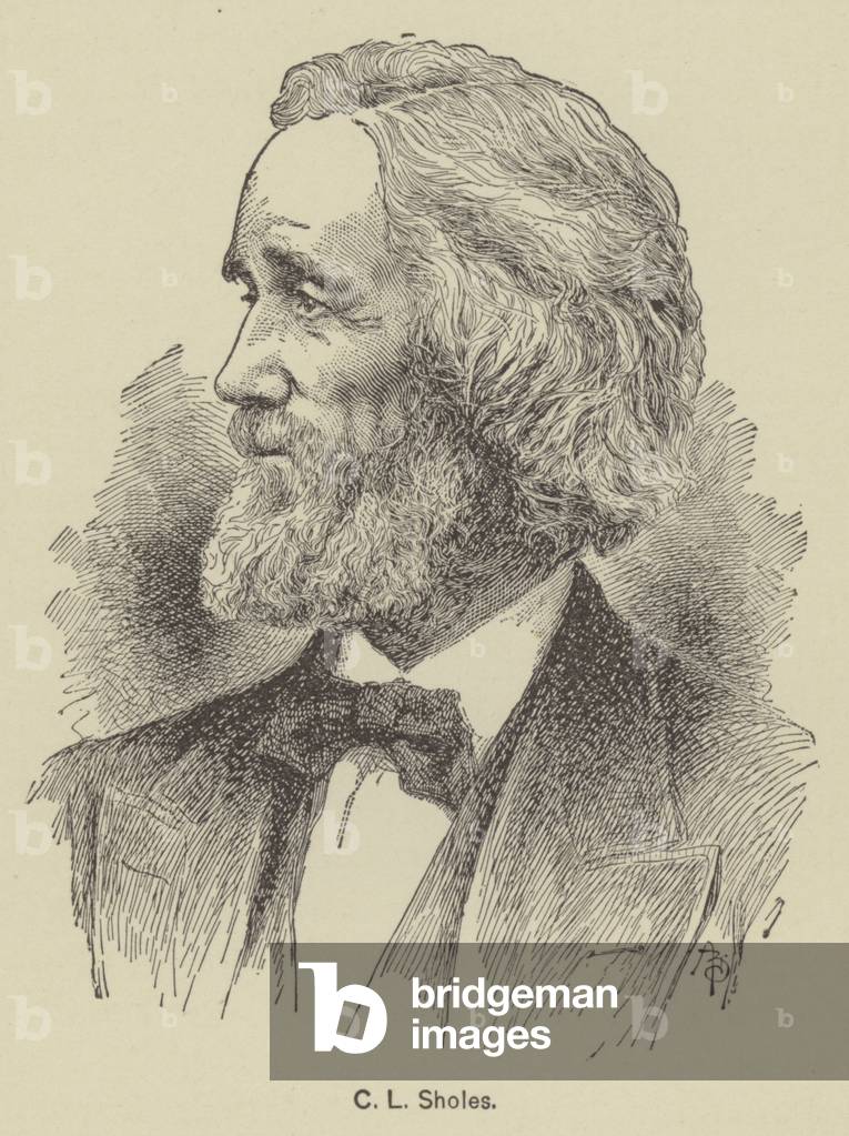 C L Sholes (engraving)