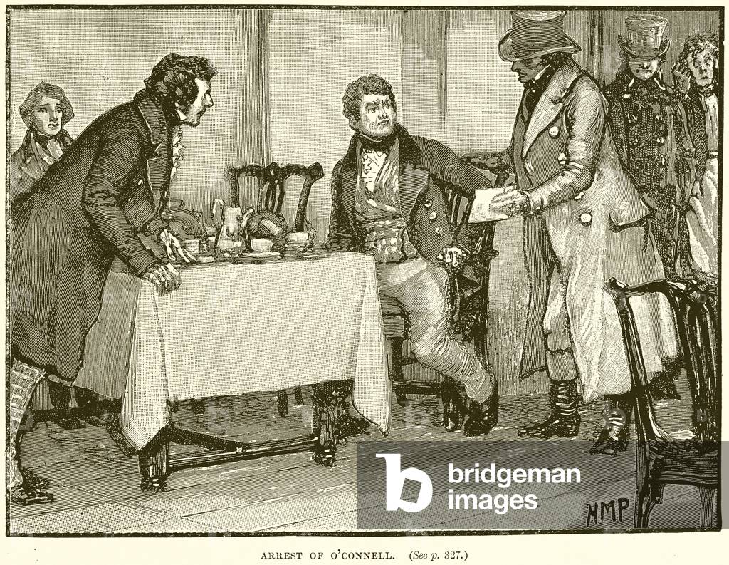 Arrest of O'Connell (engraving)