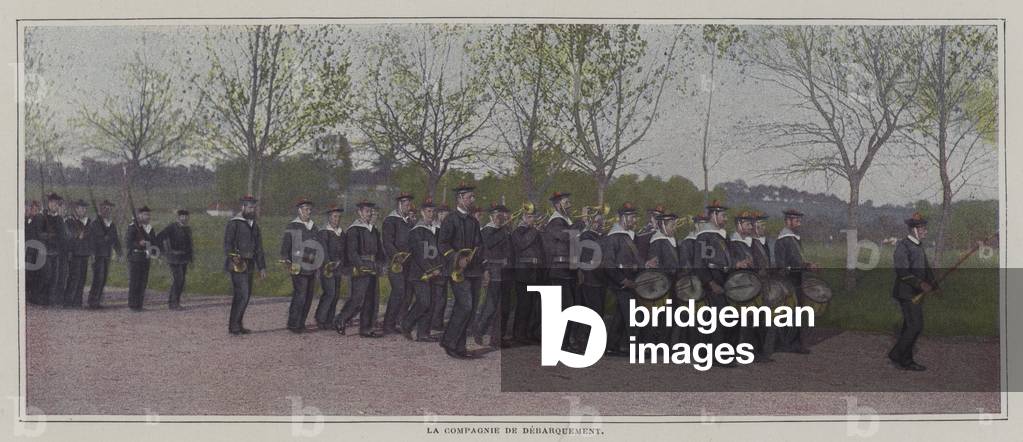 Landing party (colour photo)