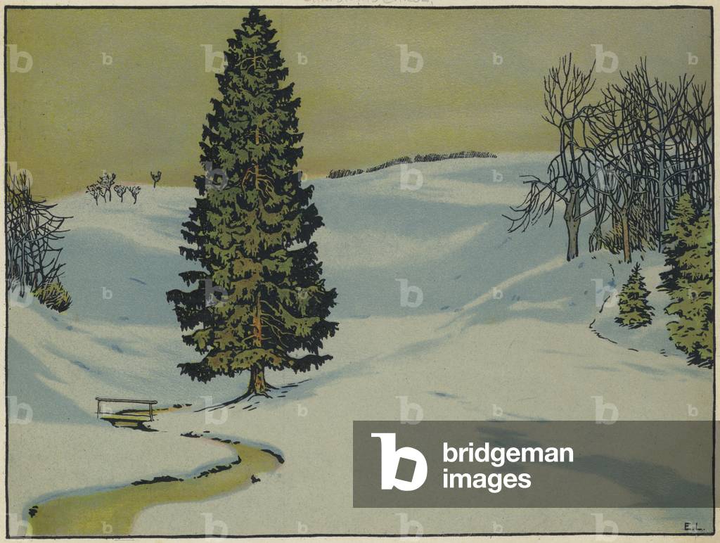Der Tannenbaum (colour litho)