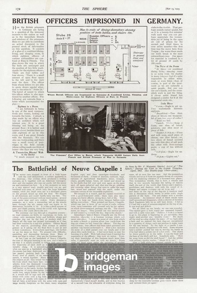 Page from The Sphere, 15 May 1915 (litho)