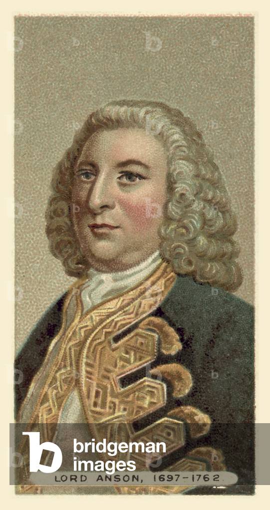 Lord Anson, 1697-1762 (chromolitho)
