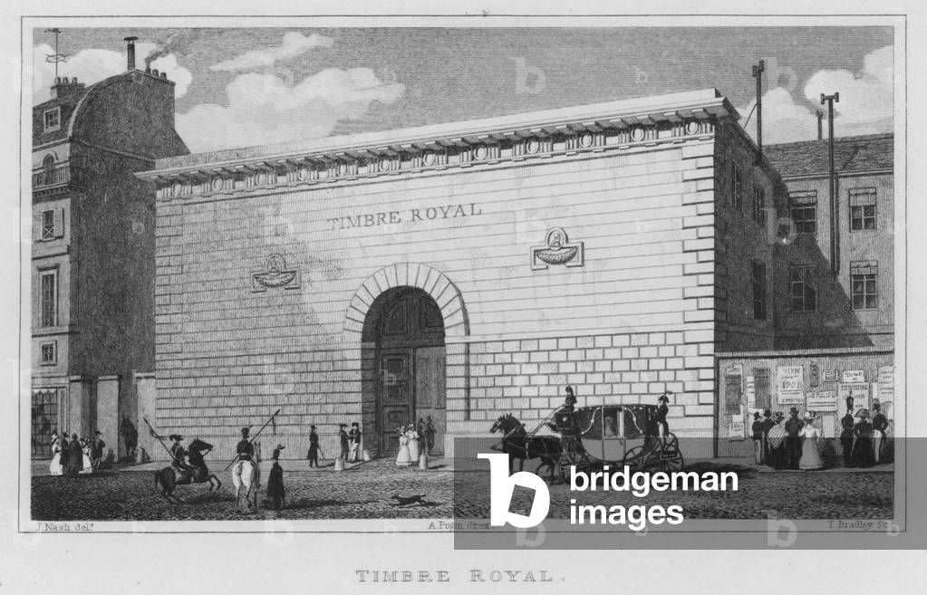 Paris, Timbre Royal (engraving)