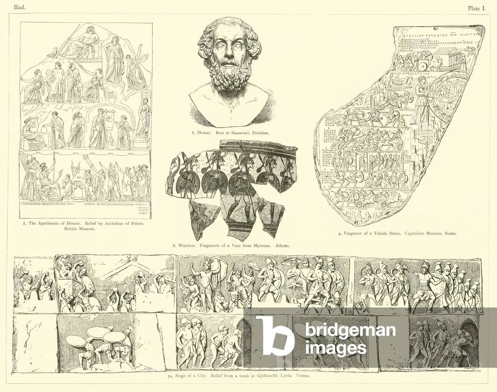 Homer's Iliad (engraving)