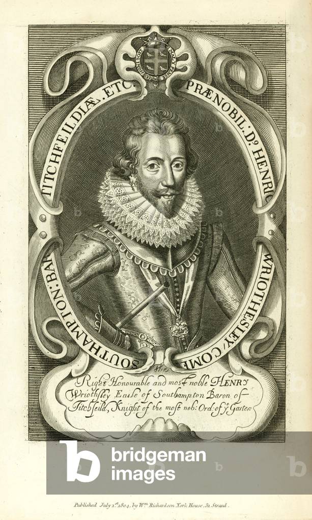 Henry Wriothsley, Earl of Southampton (engraving)
