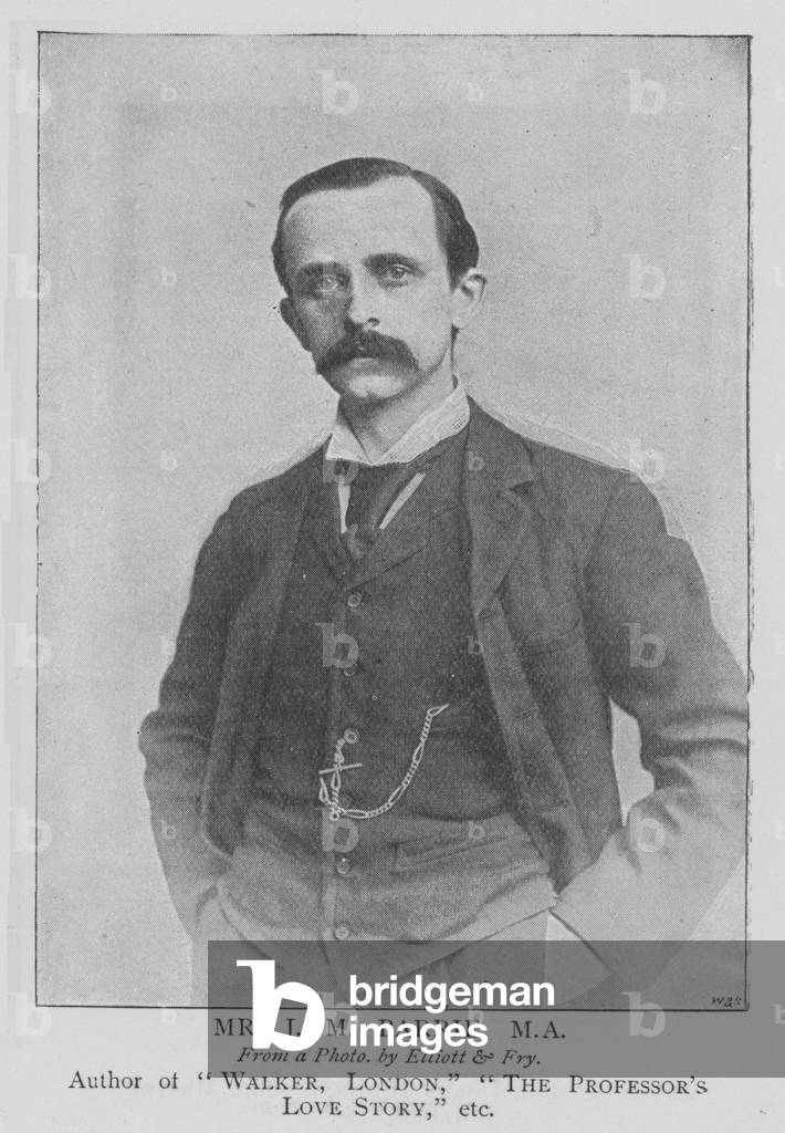 Mr J M Barrie, MA (engraving)