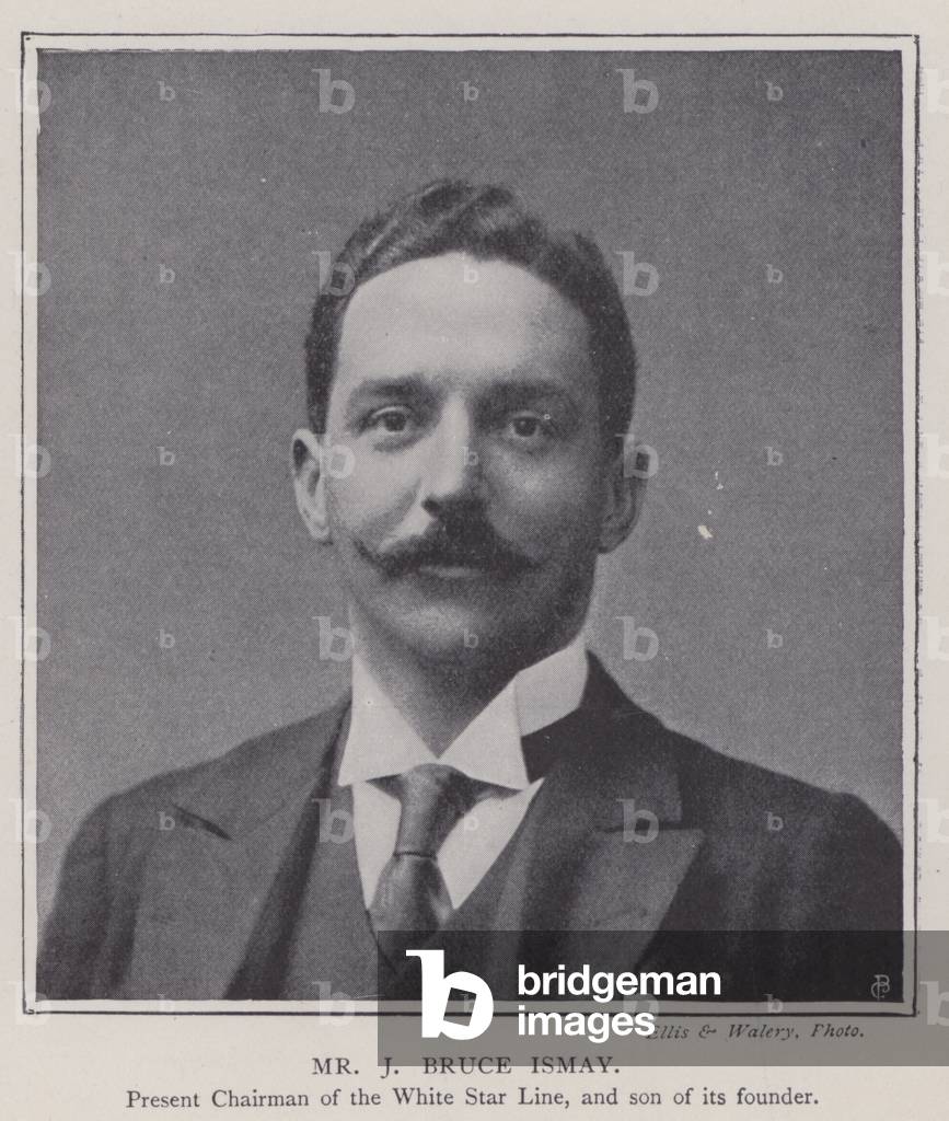 Mr J Bruce Ismay (b/w photo)