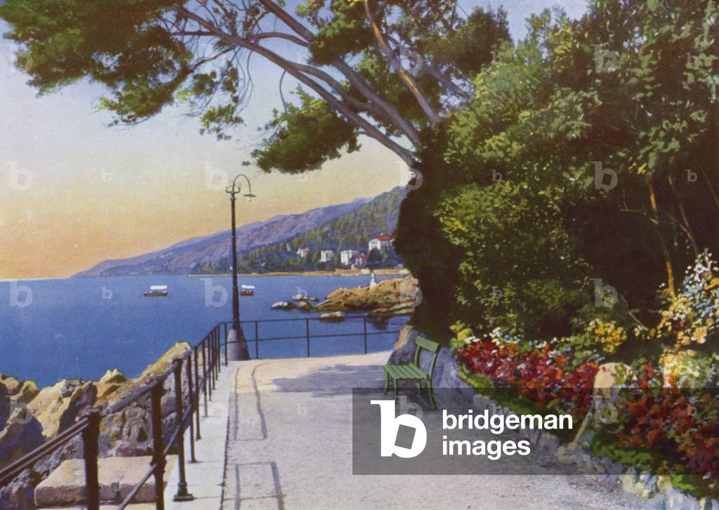 Abbazia, now Opatija in Croatia: Mctivo del Lungomare (photo)