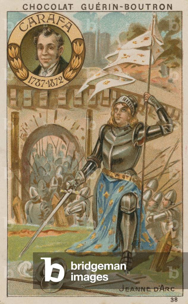 Carafa, Jeanne d'Arc (chromolitho)