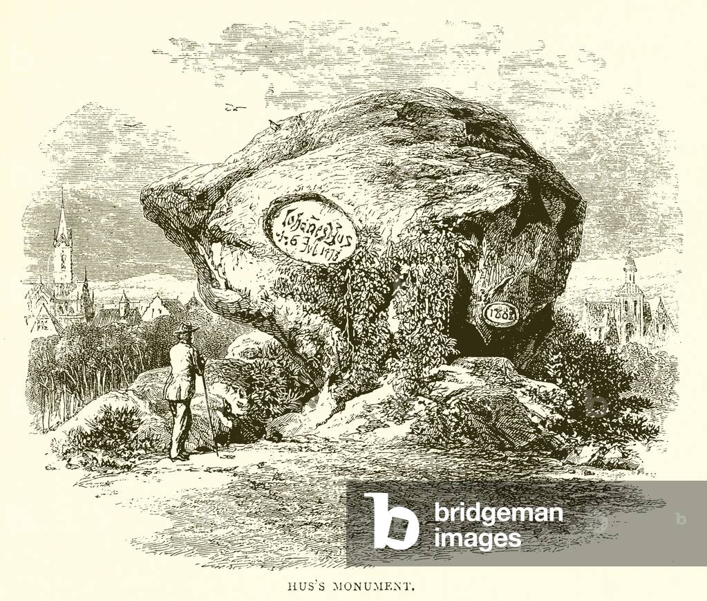 Hus's Monument (engraving)