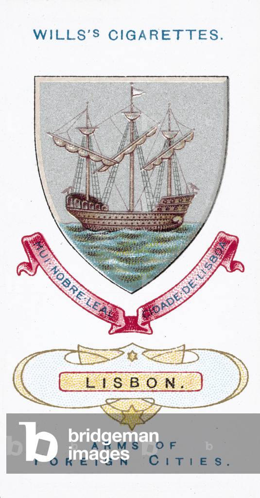 Arms of Lisbon (chromolitho)