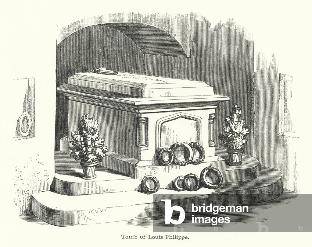 Tomb of Louis Philippe (engraving)