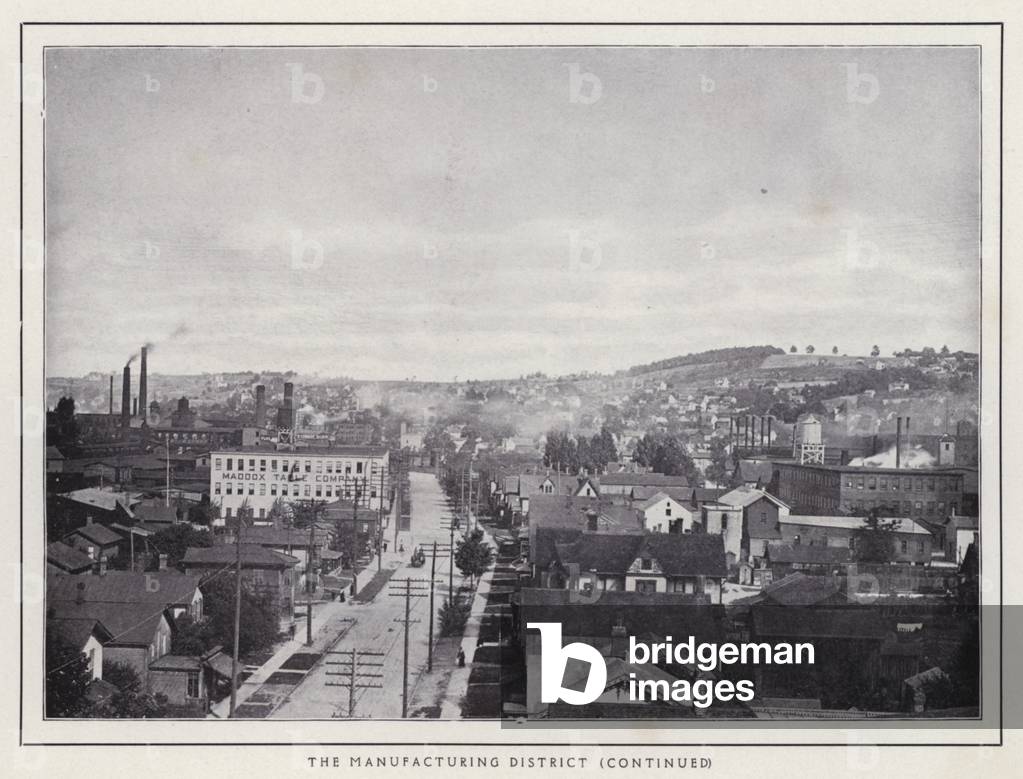 Jamestown, NY: The Manufacturing District (b/w photo)