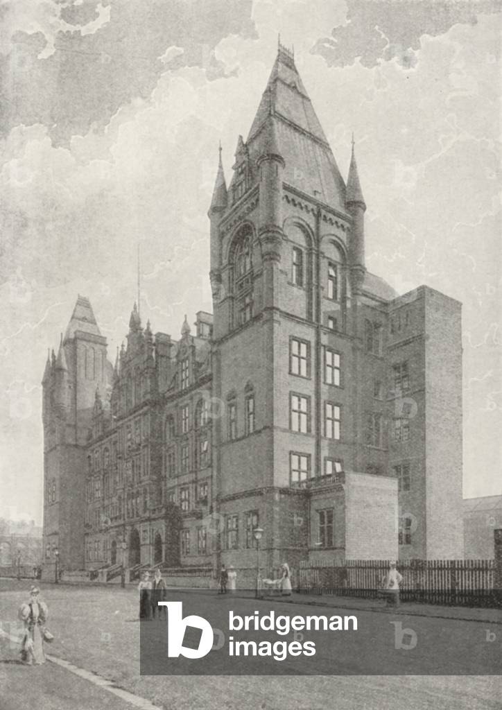 The New Royal College of Music (b/w photo)