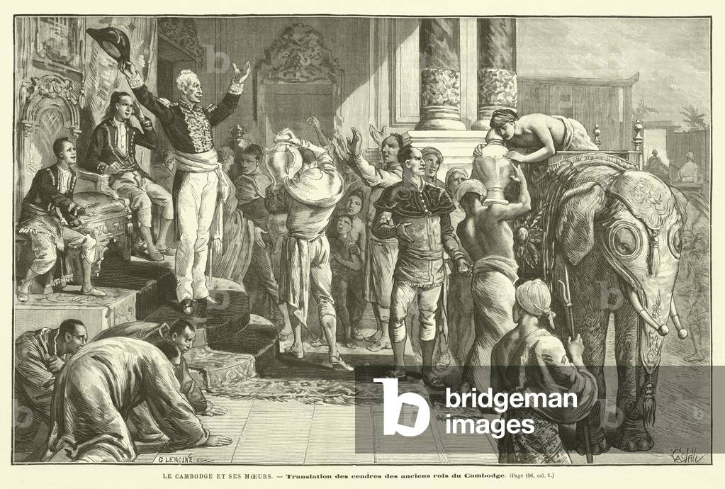 Le Cambodge Et Ses Moeurs (engraving)