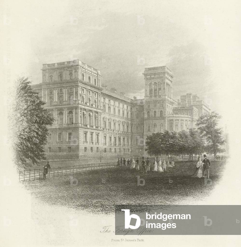 The Foreign Office from St James's Park (engraving)