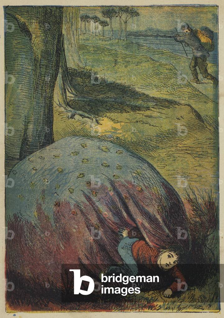 Tom Thumb and the Tinker (colour litho)