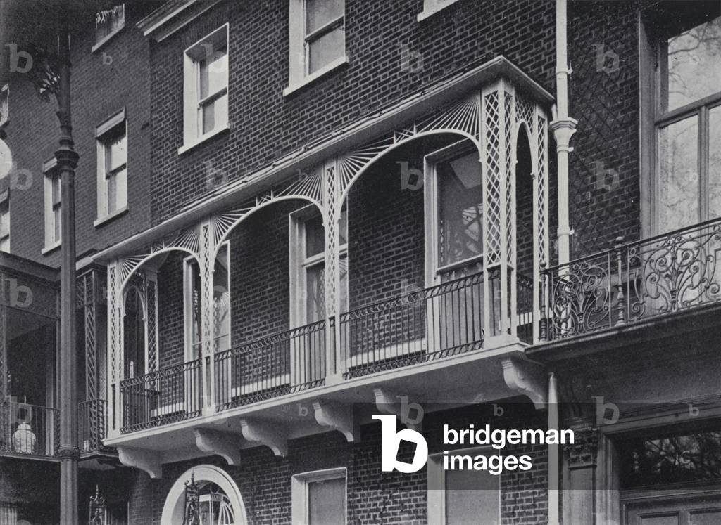 London, No 17 Berkeley Square (b/w photo)