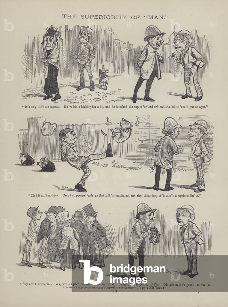 Page from The British Working Man or One Who Does Not Believe In Him (engraving)