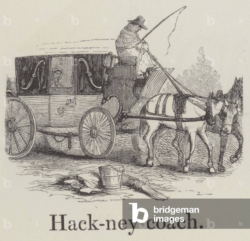 Hackney coach (engraving)