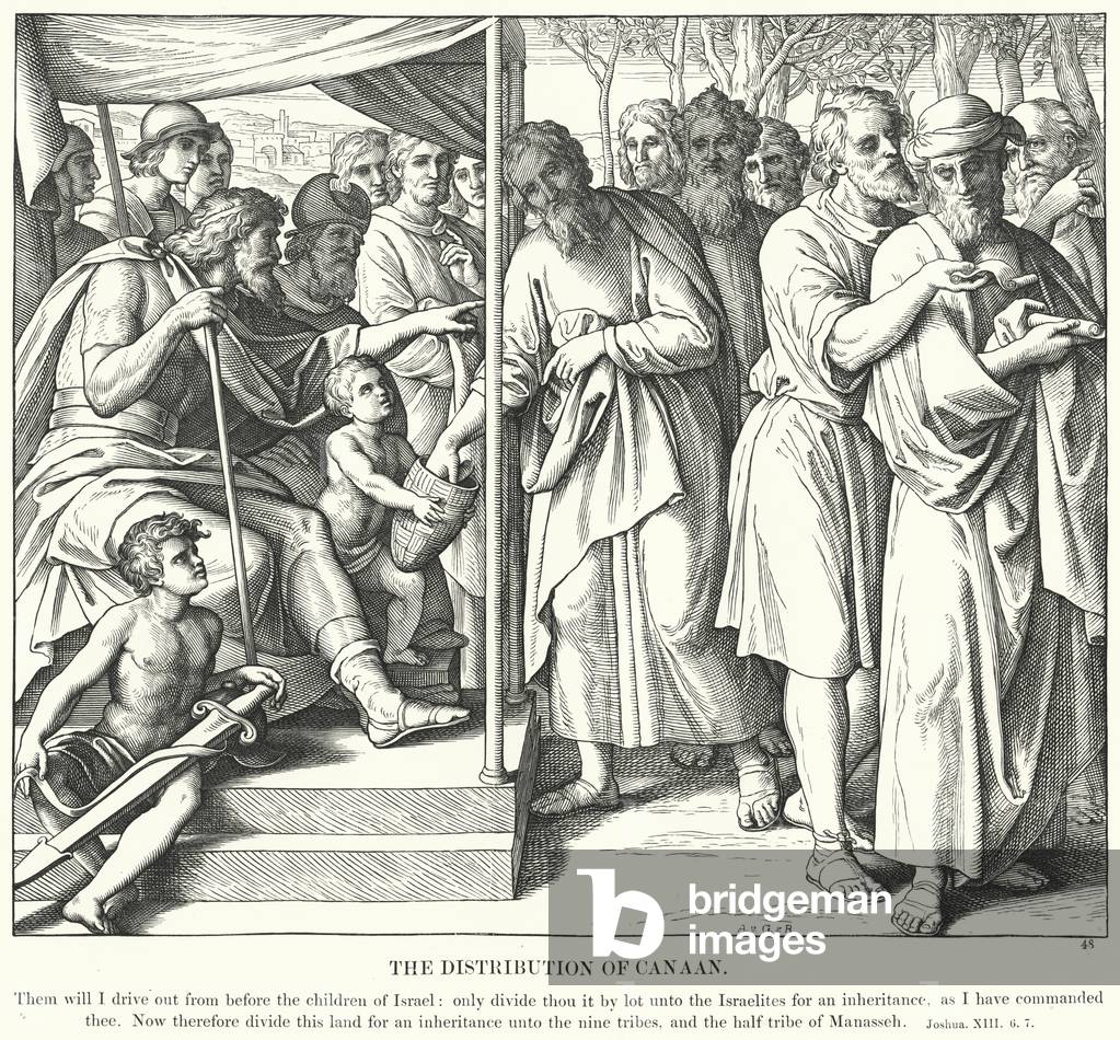 The Distribution of Canaan (engraving)