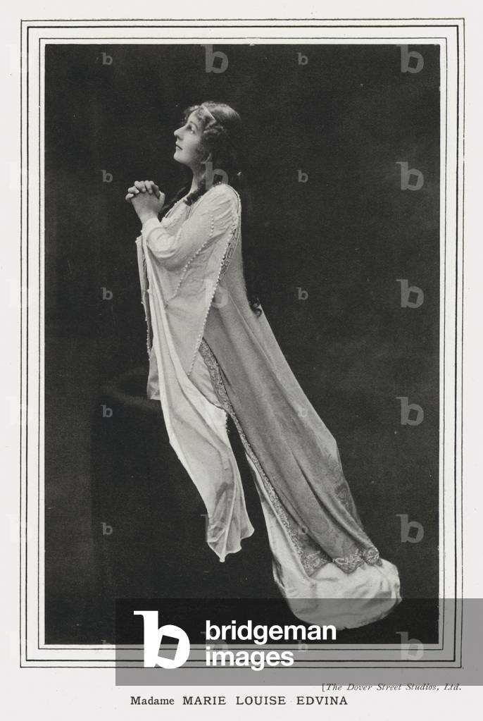 Marie Louise Edvina (b/w photo)