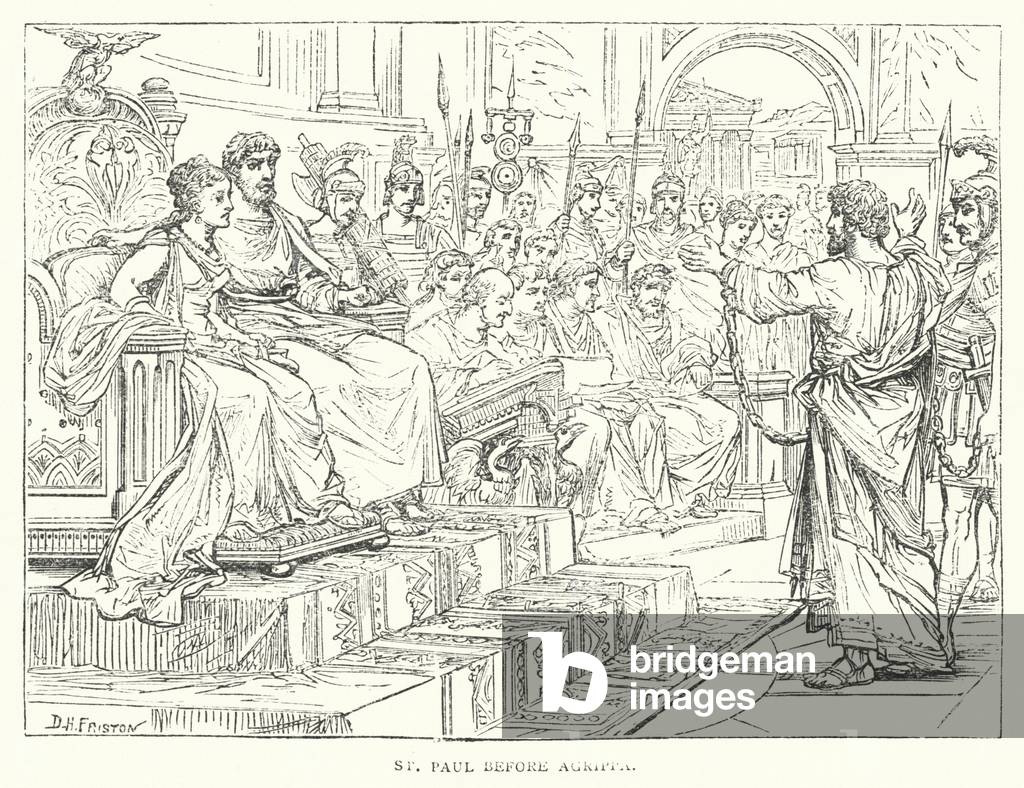 St Paul before Agrippa (engraving)